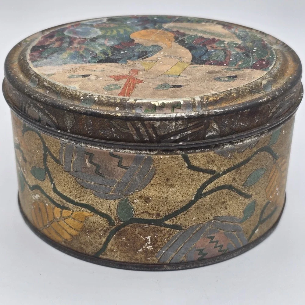 Vintage Body Powder Watkins Perfumer New York Tin Made In‎ USA